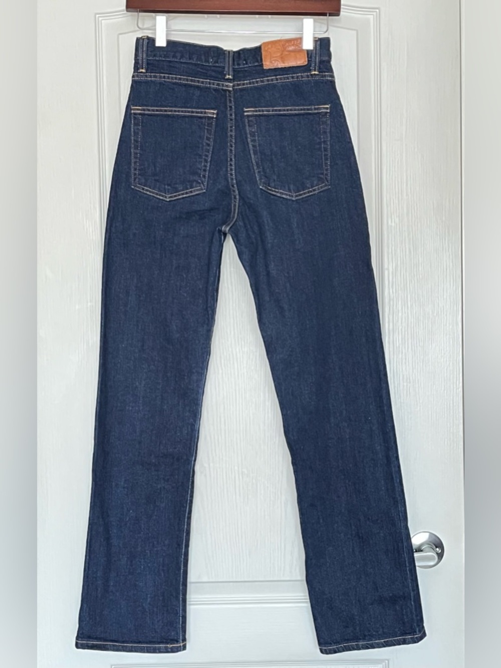 Naked & Famous Classic Fit Karui Stretch Selvedge Jeans High Rise 25 Blue Indigo - Picture 5 of 16